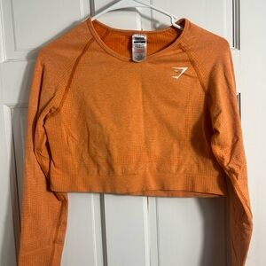 Gymshark Vibrant Orange Crop Top